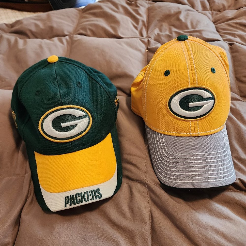 REEBOK Green Bay Packers Hats